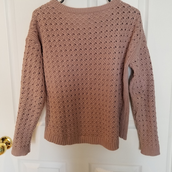 Old Navy Tan Woven Sweater XS - Picture 3 of 3